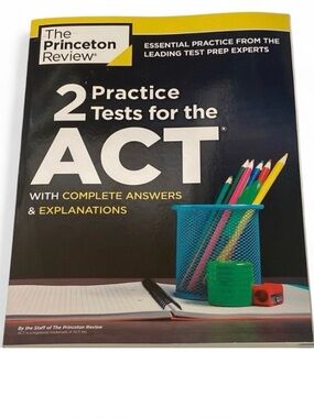 Princeton Review ACT Practice Test Book 2 Full-Length Exams + Answers
